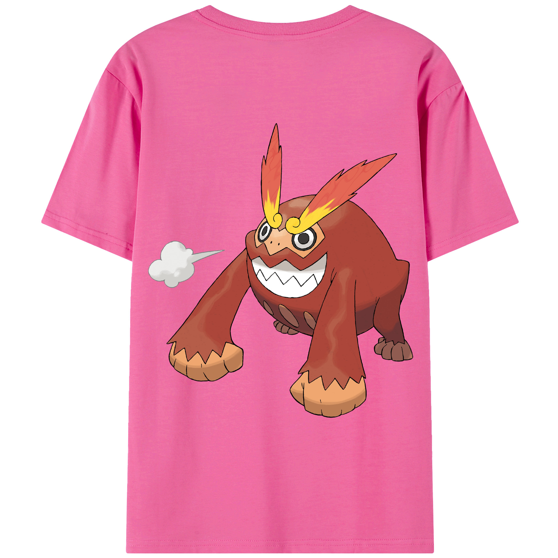 （画像用） ポケットモンスター Pokémon レディース半袖Tシャツ(バックプリント)